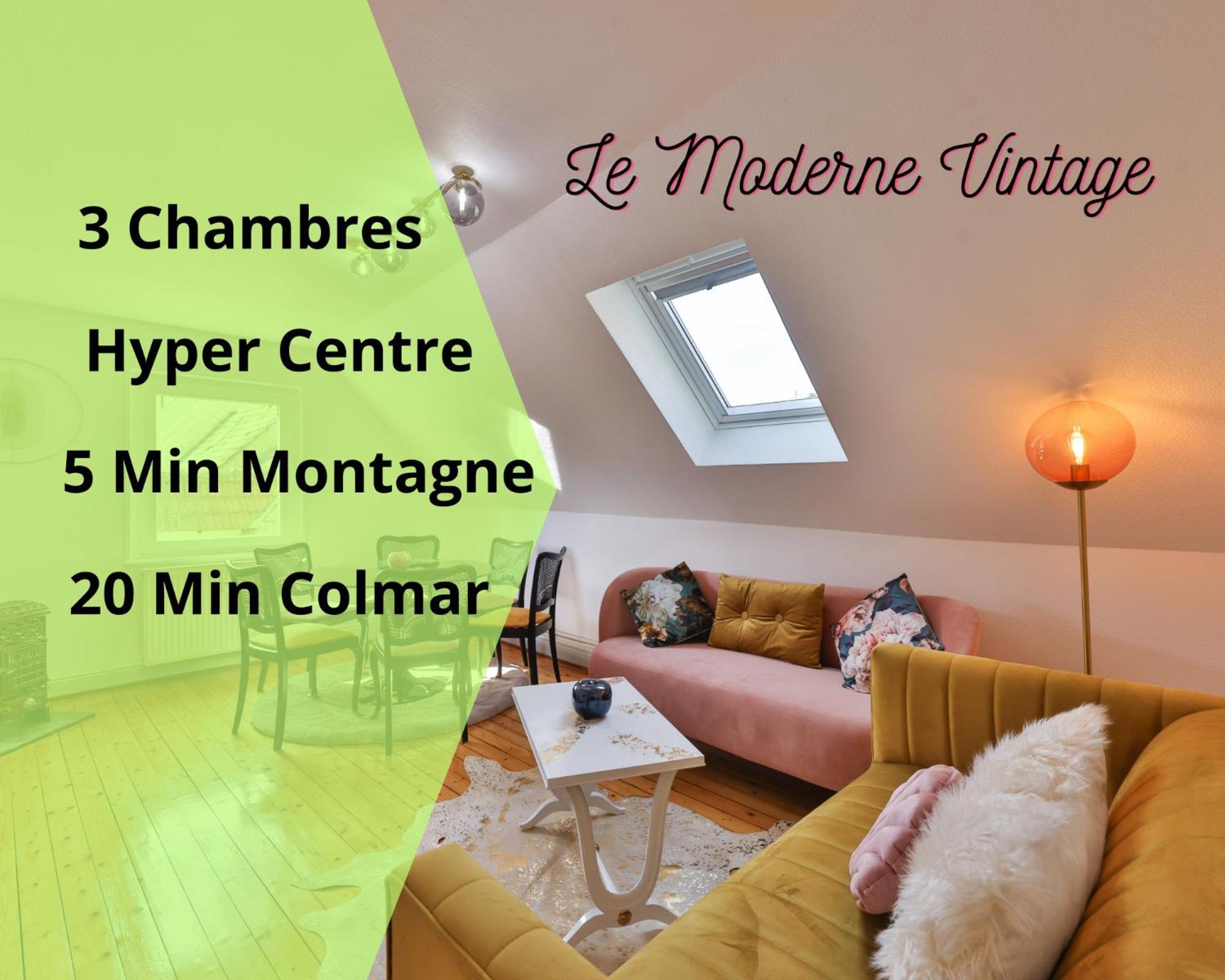 Le Moderne Vintage Hyper Centre,3 Chambres, Neuf Au Calme, 3 Etoiles Munster  Esterno foto